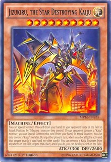 Jizukiru, the Star Destroying Kaiju [MP16-EN235] Rare | The Time Vault CA