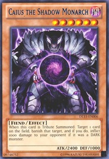 Caius the Shadow Monarch (Blue) [DL15-EN006] Rare | The Time Vault CA