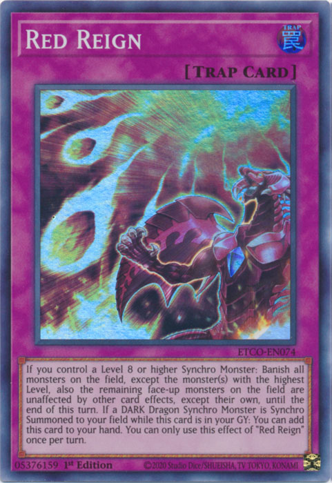 Red Reign [ETCO-EN074] Super Rare | The Time Vault CA