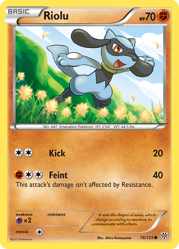 Riolu (76/135) [Black & White: Plasma Storm] | The Time Vault CA