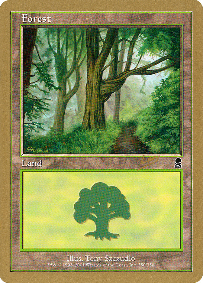 Forest (rl350) (Raphael Levy) [World Championship Decks 2002] | The Time Vault CA