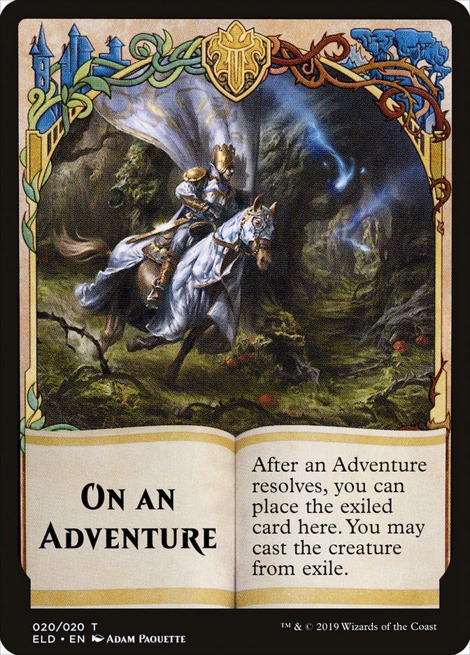 On an Adventure [Throne of Eldraine Tokens] | The Time Vault CA