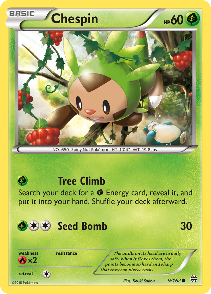 Chespin (9/162) [XY: BREAKthrough] | The Time Vault CA