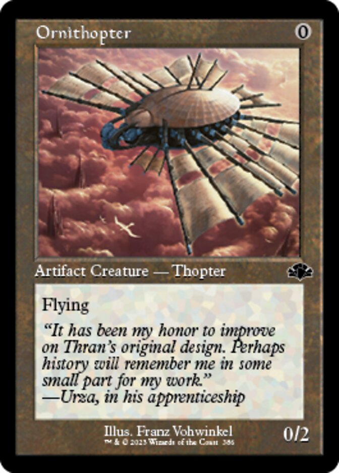 Ornithopter (Retro) [Dominaria Remastered] | The Time Vault CA