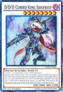 D/D/D Cursed King Siegfried [SDPD-EN042] Super Rare | The Time Vault CA