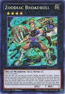 Zoodiac Broadbull [RATE-EN051] Secret Rare | The Time Vault CA