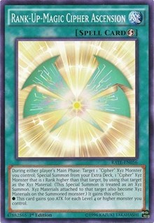 Rank-Up-Magic Cipher Ascension [RATE-EN056] Common | The Time Vault CA