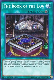 The Book of the Law [FUEN-EN036] Secret Rare | The Time Vault CA