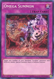 Omega Summon [FUEN-EN037] Secret Rare | The Time Vault CA