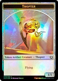 Thopter // Servo Double-sided Token [League Promos] | The Time Vault CA
