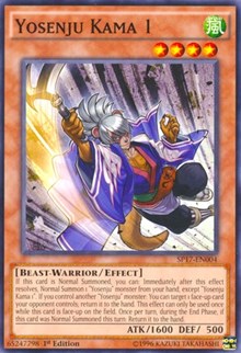 Yosenju Kama 1 (Starfoil) [SP17-EN004] Starfoil Rare | The Time Vault CA