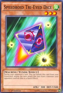 Speedroid Tri-Eyed Dice (Starfoil) [SP17-EN023] Starfoil Rare | The Time Vault CA
