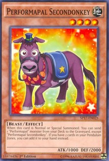 Performapal Secondonkey [SP17-EN025] Common | The Time Vault CA