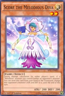Score the Melodious Diva (Starfoil) [SP17-EN031] Starfoil Rare | The Time Vault CA