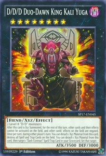 D/D/D Duo-Dawn King Kali Yuga (Starfoil) [SP17-EN045] Starfoil Rare | The Time Vault CA