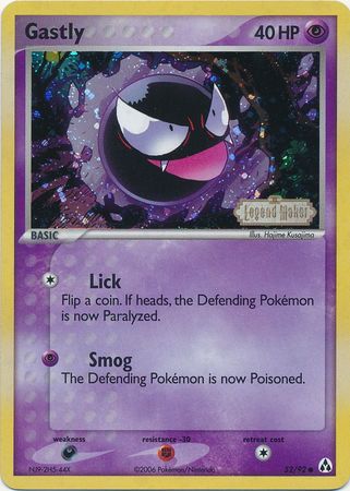 Gastly (52/92) (Stamped) [EX: Legend Maker] | The Time Vault CA