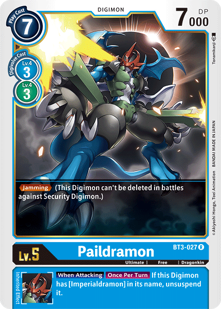 Paildramon [BT3-027] [Release Special Booster Ver.1.5] | The Time Vault CA