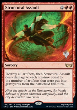 Structural Assault (Promo Pack) [Streets of New Capenna Promos] | The Time Vault CA