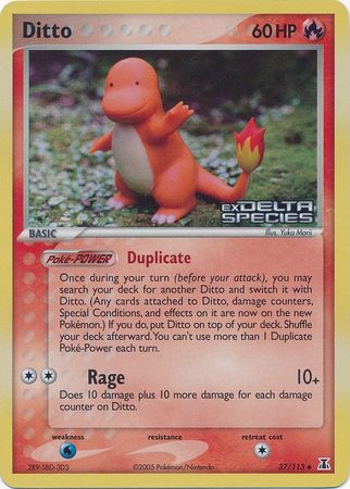 Ditto (37/113) (Stamped) [EX: Delta Species] | The Time Vault CA