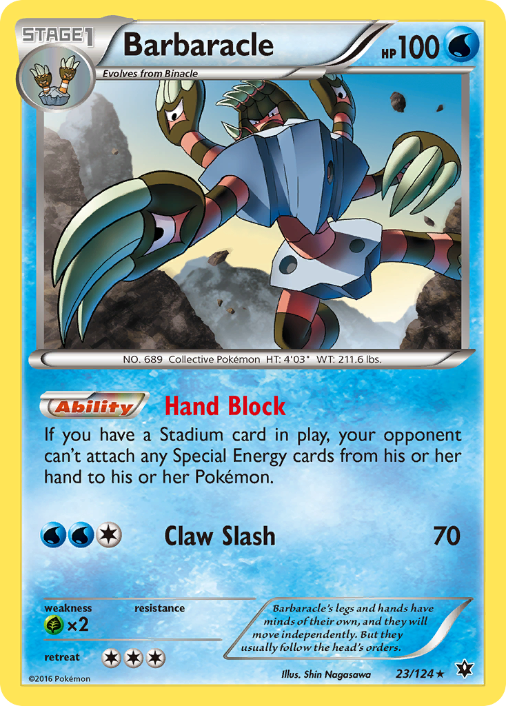 Barbaracle (23/124) [XY: Fates Collide] | The Time Vault CA
