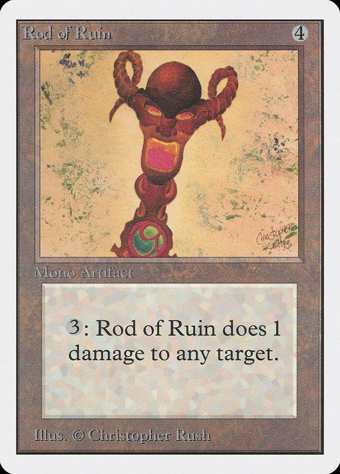 Rod of Ruin [Unlimited Edition] | The Time Vault CA