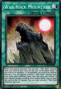 War Rock Mountain [BLVO-EN000] Secret Rare | The Time Vault CA