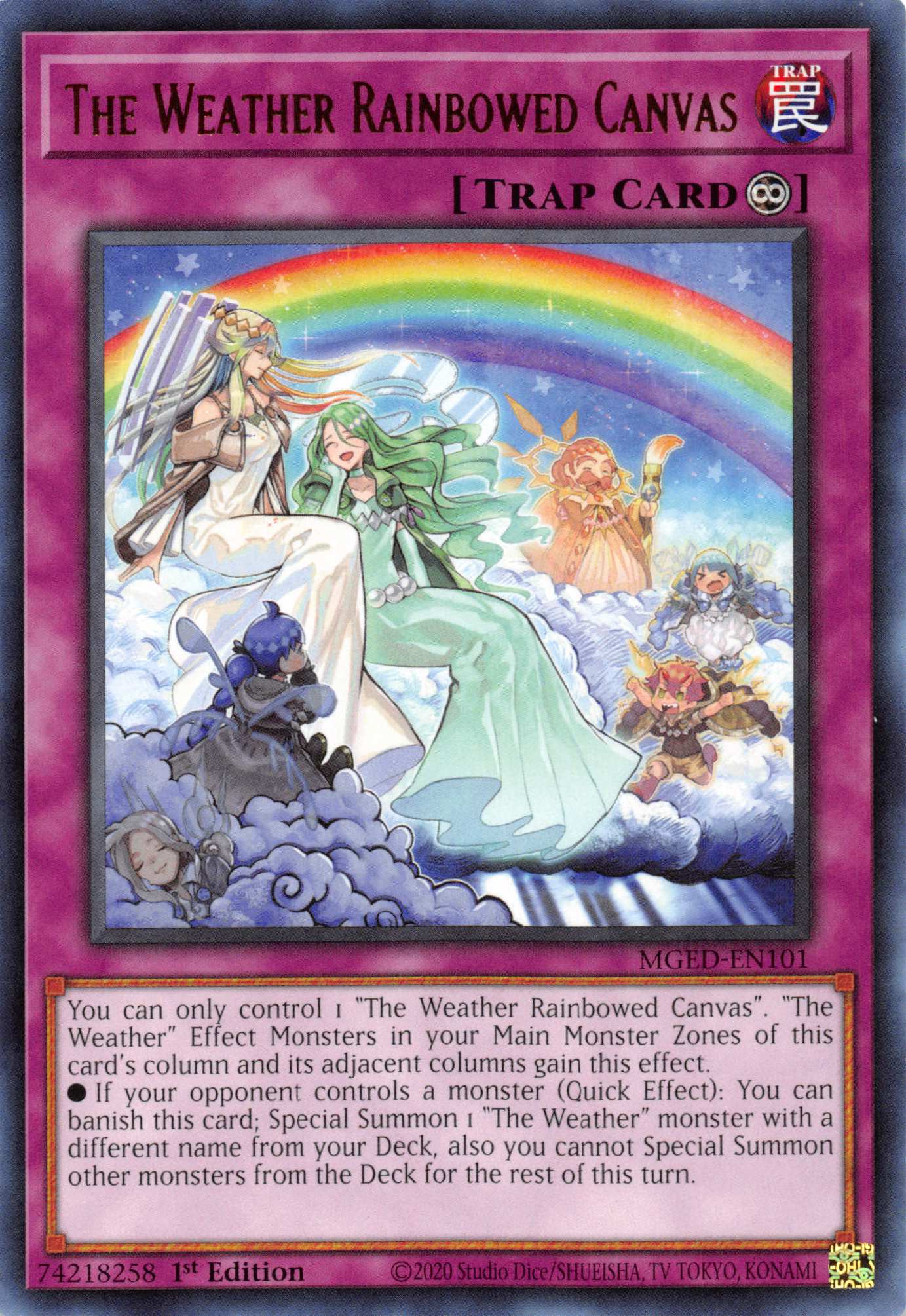 The Weather Rainbowed Canvas [MGED-EN101] Rare | The Time Vault CA