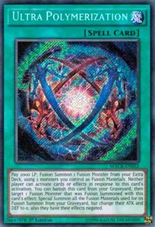 Ultra Polymerization [MACR-EN052] Secret Rare | The Time Vault CA