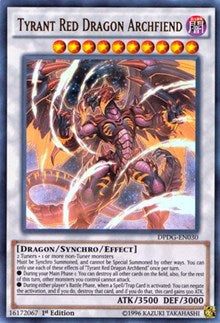 Tyrant Red Dragon Archfiend [DPDG-EN030] Ultra Rare | The Time Vault CA