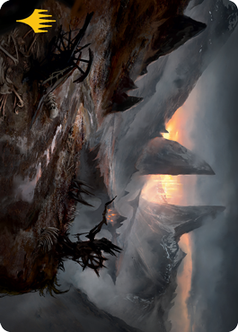 Haunted Ridge Art Card (Gold-Stamped Signature) [Innistrad: Midnight Hunt Art Series] | The Time Vault CA