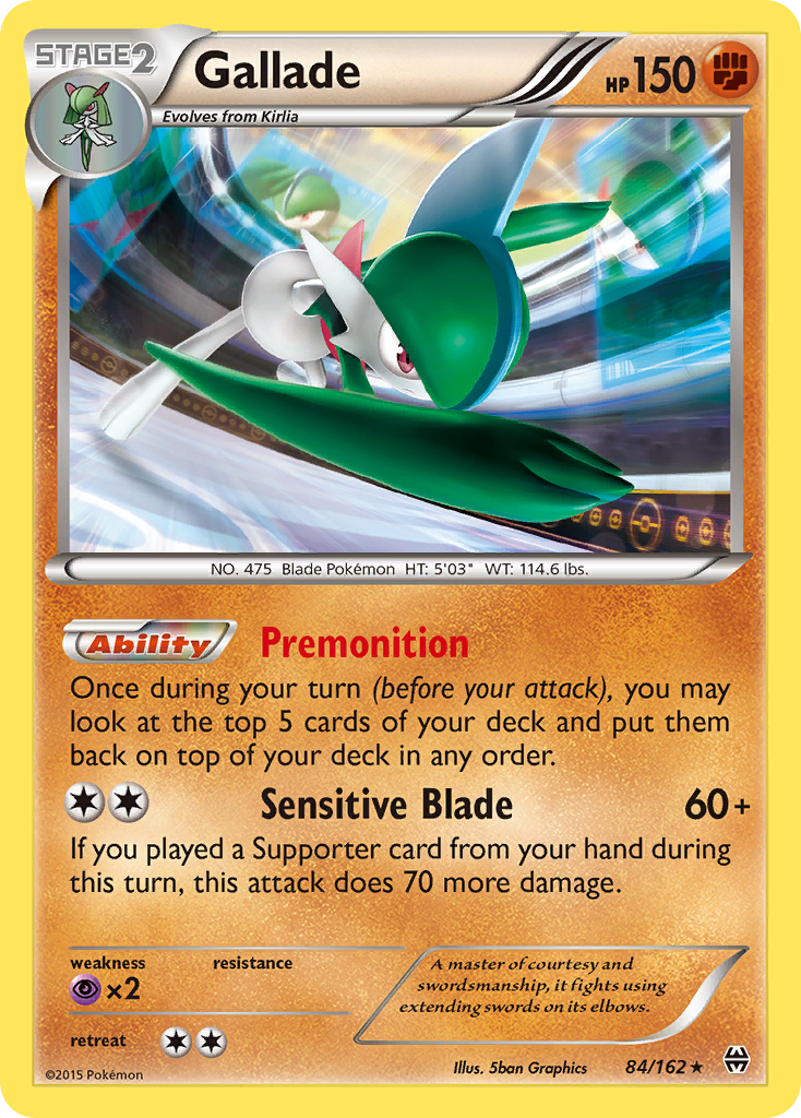 Gallade (84/162) [XY: BREAKthrough] | The Time Vault CA