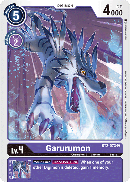 Garurumon [BT2-073] [Release Special Booster Ver.1.0] | The Time Vault CA