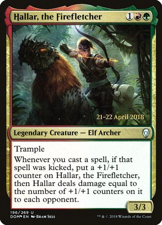 Hallar, the Firefletcher [Dominaria Promos] | The Time Vault CA