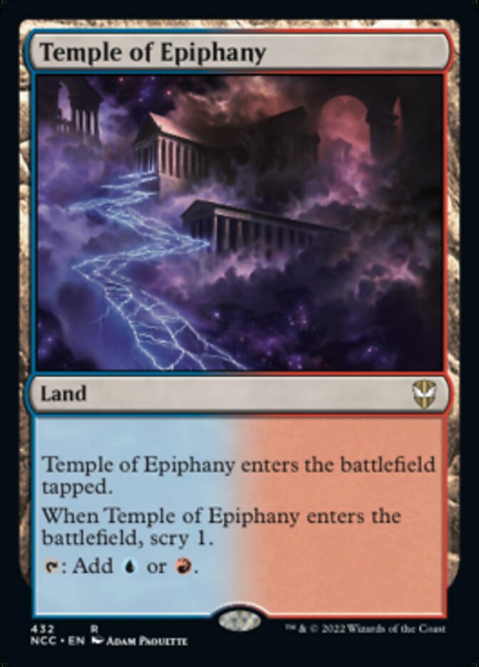 Temple of Epiphany [Streets of New Capenna Commander] | The Time Vault CA