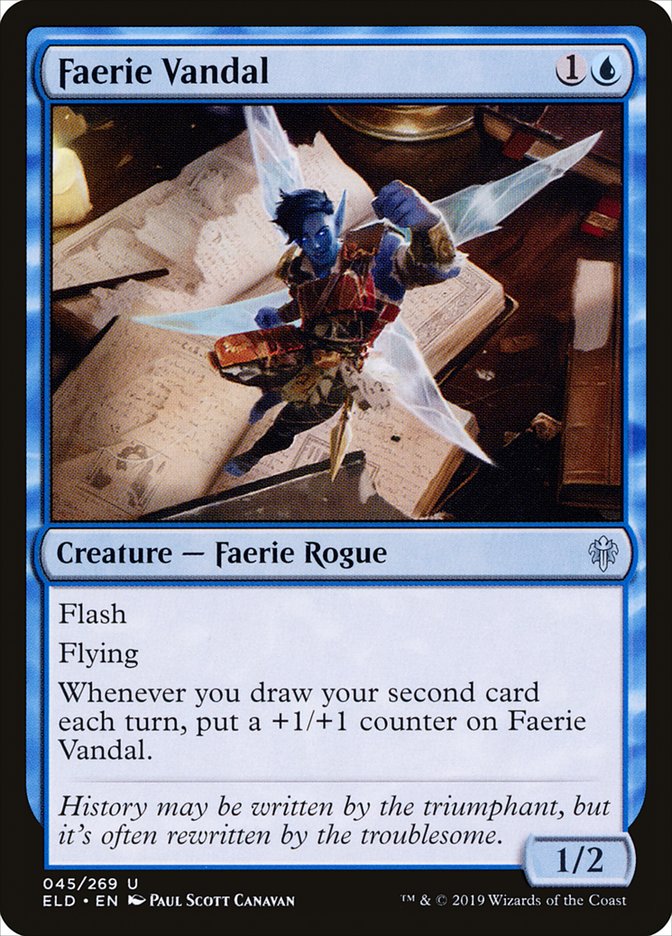 Faerie Vandal [Throne of Eldraine] | The Time Vault CA