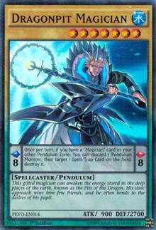 Dragonpit Magician [PEVO-EN014] Super Rare | The Time Vault CA