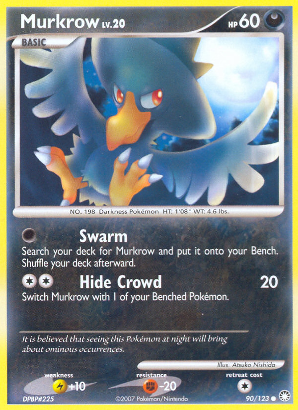 Murkrow (90/123) [Diamond & Pearl: Mysterious Treasures] | The Time Vault CA