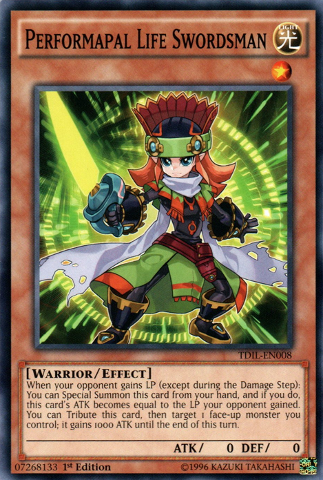 Performapal Life Swordsman [TDIL-EN008] Common | The Time Vault CA