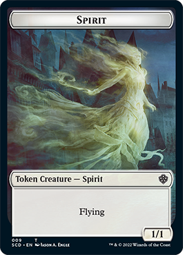 Bird // Spirit Double-Sided Token [Starter Commander Decks] | The Time Vault CA