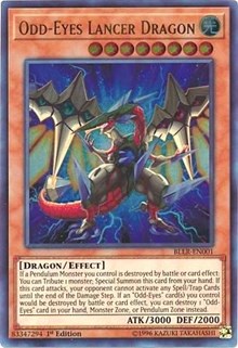 Odd-Eyes Lancer Dragon [BLLR-EN001] Ultra Rare | The Time Vault CA