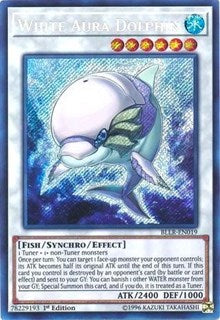 White Aura Dolphin [BLLR-EN019] Secret Rare | The Time Vault CA