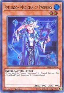 Spellbook Magician of Prophecy [BLLR-EN050] Ultra Rare | The Time Vault CA