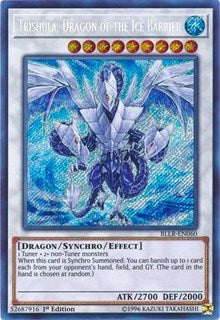 Trishula, Dragon of the Ice Barrier [BLLR-EN060] Secret Rare | The Time Vault CA