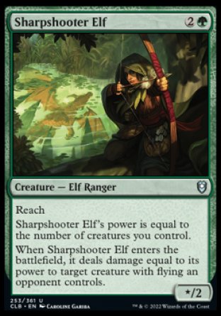 Sharpshooter Elf [Commander Legends: Battle for Baldur's Gate] | The Time Vault CA