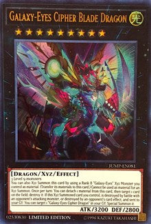 Galaxy-Eyes Cipher Blade Dragon [JUMP-EN081] Ultra Rare | The Time Vault CA