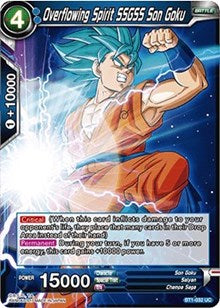 Overflowing Spirit SSGSS Son Goku [BT1-032] | The Time Vault CA