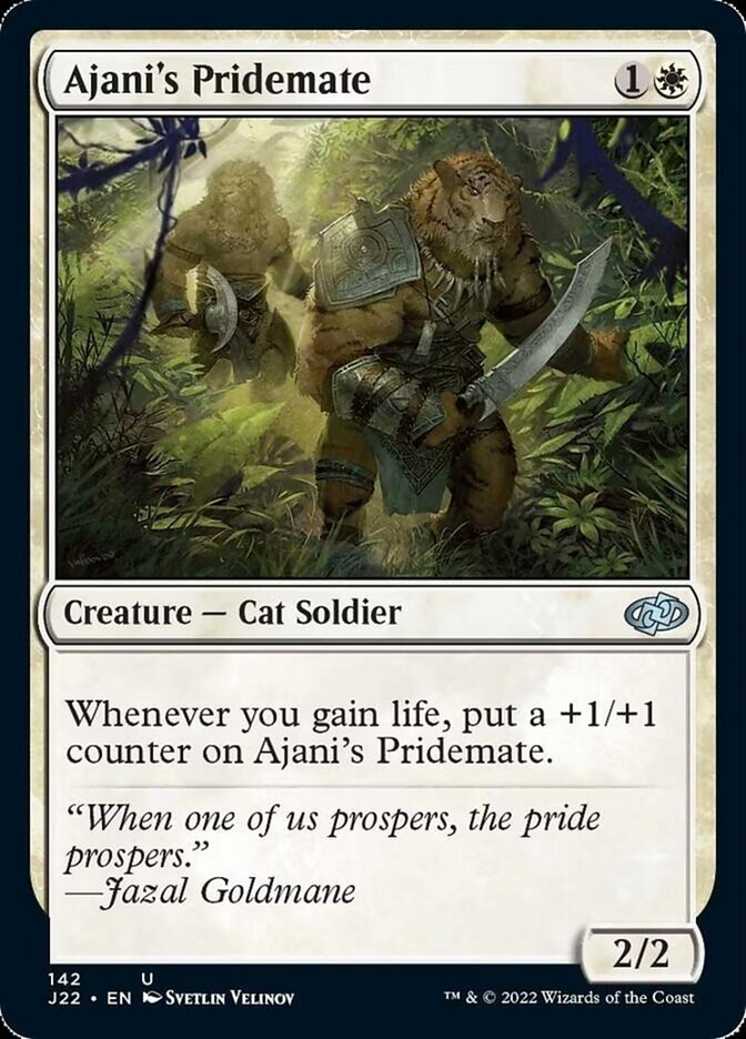 Ajani's Pridemate [Jumpstart 2022] | The Time Vault CA