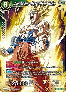 Awakening Rage Son Goku [BT1-059] | The Time Vault CA