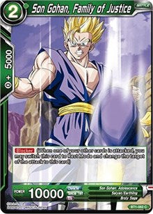 Son Gohan, Family of Justice [BT1-062] | The Time Vault CA