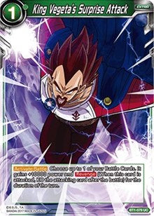 King Vegeta's Surprise Attack [BT1-079] | The Time Vault CA